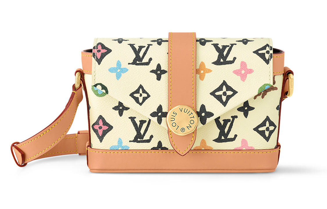 LOUIS VUITTON By Tyler The Creator Envelope Wearable Wallet Vanilla Craggy Monogram