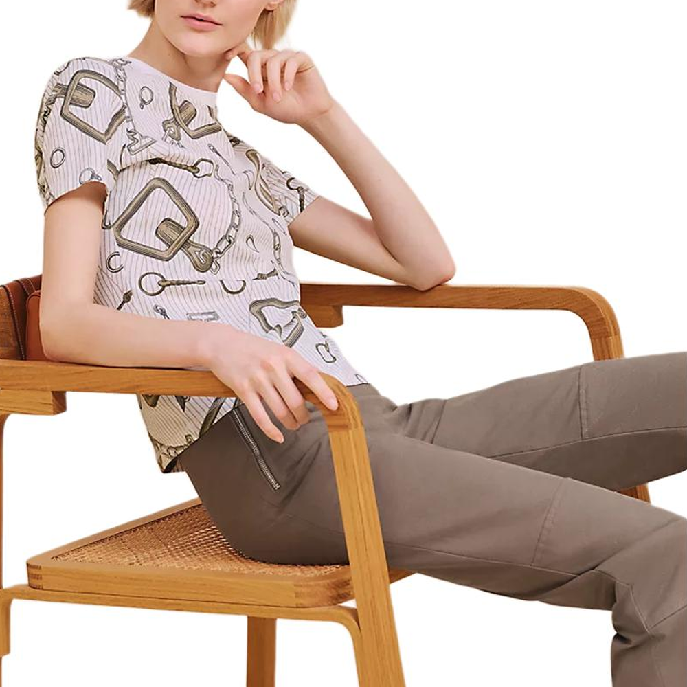 HERMES T-Shirts Women's White