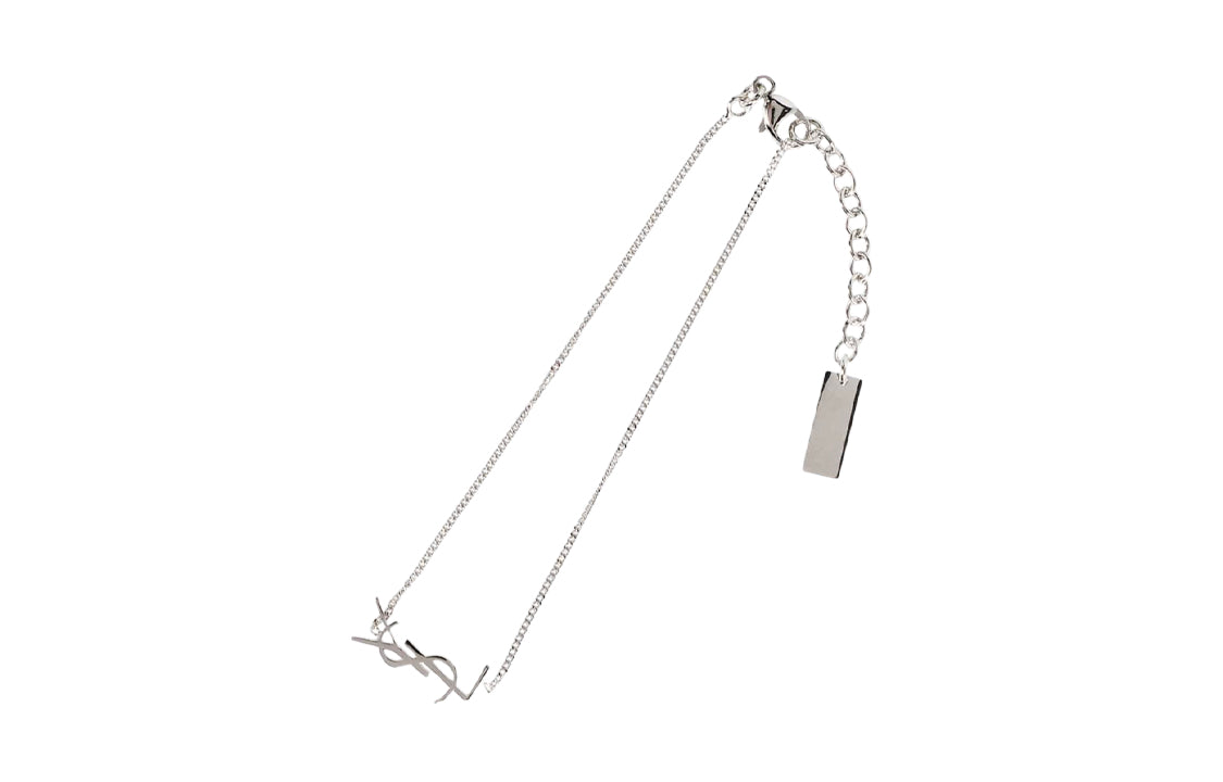 SAINT LAURENT Brass Bracelets Women's Silver