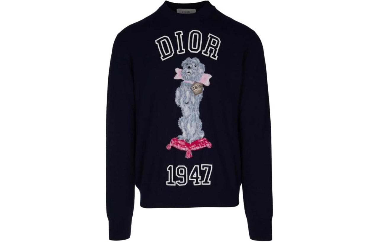 DIOR Sweaters Men Dark Blue