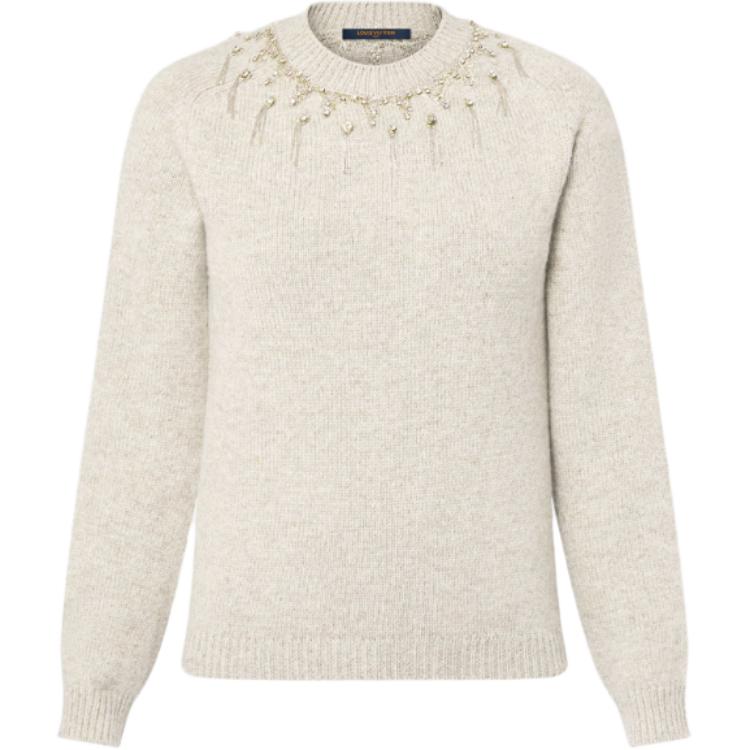 LOUIS VUITTON Tassel Embroidery Pullover