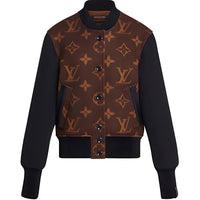LOUIS VUITTON Monogram Jacquard Bomber Jacket
