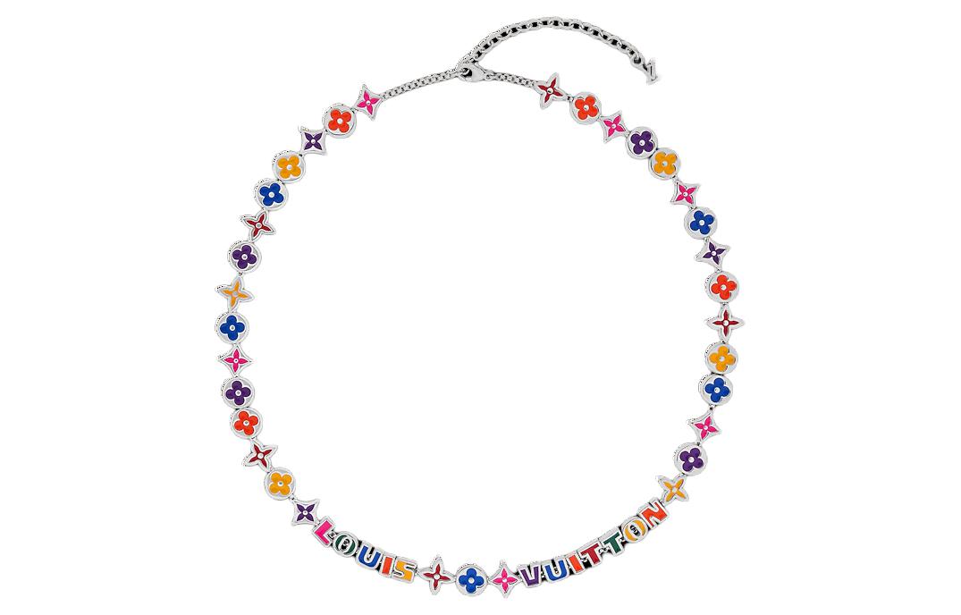 LOUIS VUITTON Brass Necklaces Unisex Multicolor