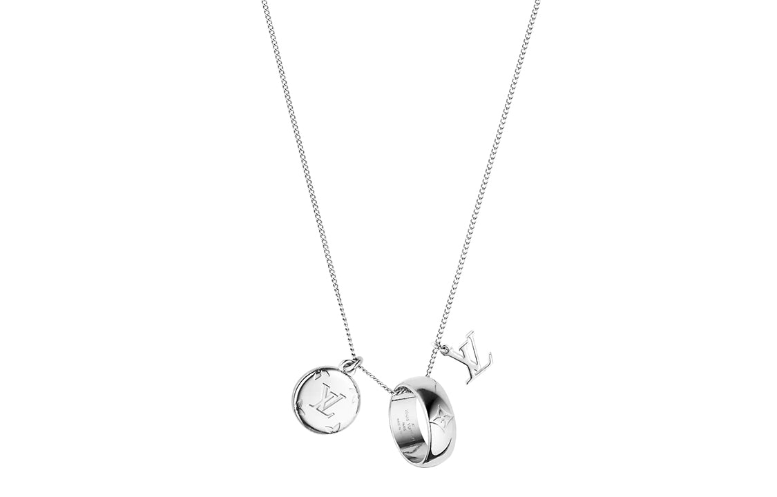 LOUIS VUITTON Monogram Charms Necklace