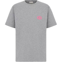 DIOR Logo Embroidered Crewneck T Shirt