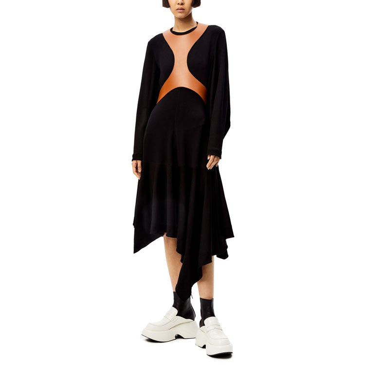 LOEWE Long Sleeved Dresses Women's Black