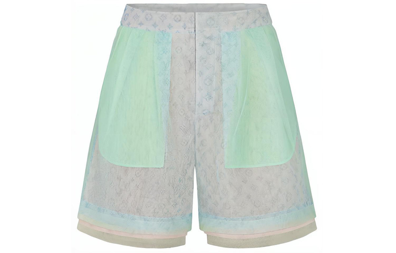 LOUIS VUITTON Casual Shorts Men's Turquoise