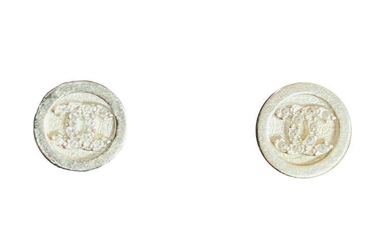 CHANEL Stud Earrings Women's Gold