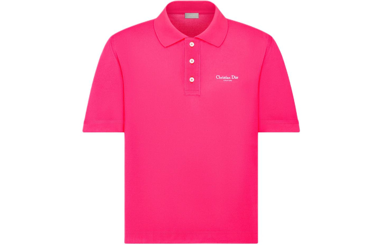 DIOR Logo Embroidered Short Sleeved Polo Shirt