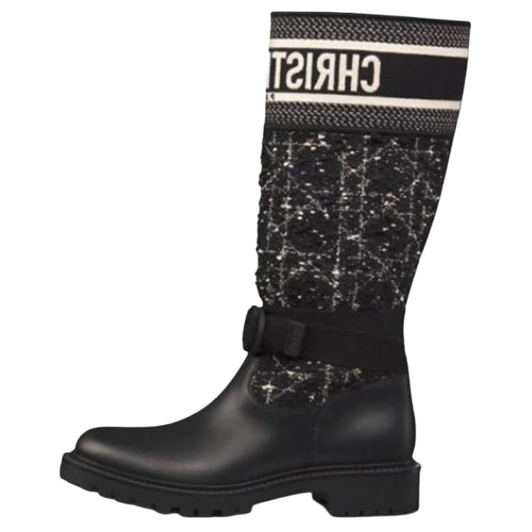 DIOR D-Major Ankle Boots Women's Black