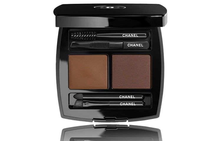 CHANEL Two-Tone Eyebrow Powder Smudge-Proof Long-Lasting Natural 4g