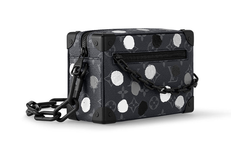 LOUIS VUITTON X Yayoi Kusama Mini Soft Trunk Monogram Eclipse Black/Silver