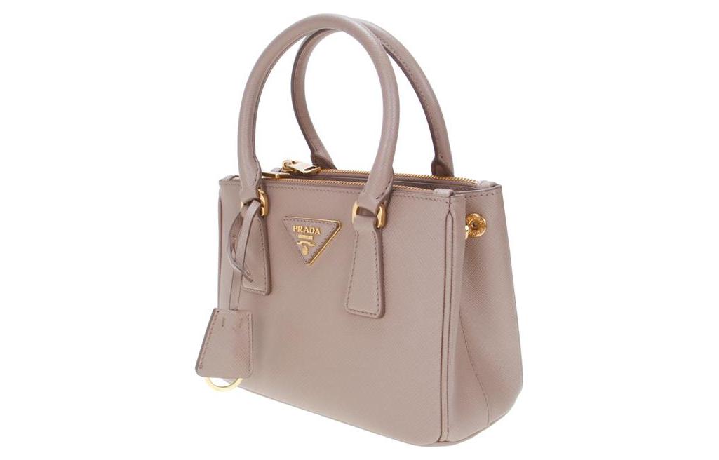 PRADA Galleria Killer Bag Saffiano Leather Killer Bag Shoulder Bag Crossbody Bag Handbag Mini Women's Brown