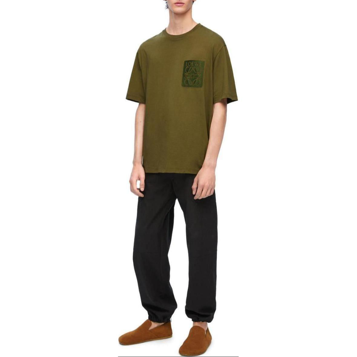 LOEWE T-Shirt Men's Olive Green