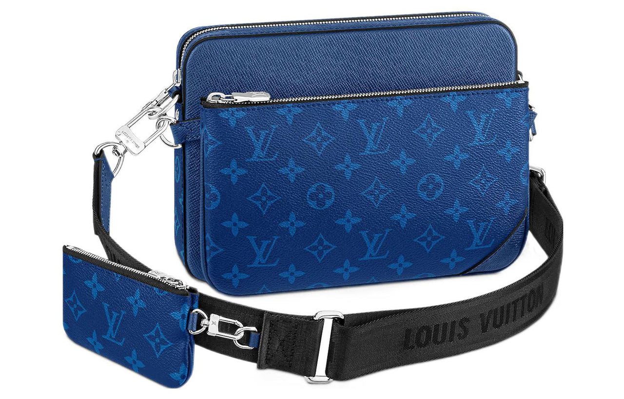LOUIS VUITTON Trio Messenger Cobalt Blue