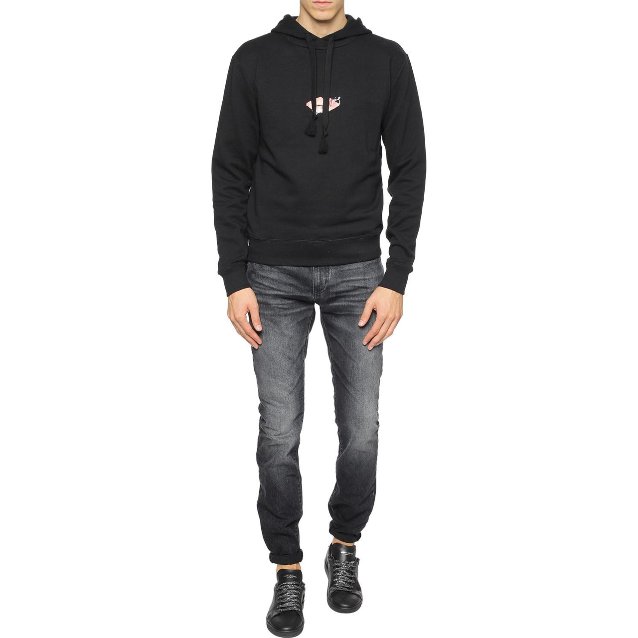 SAINT LAURENT Sweatshirts Men Black