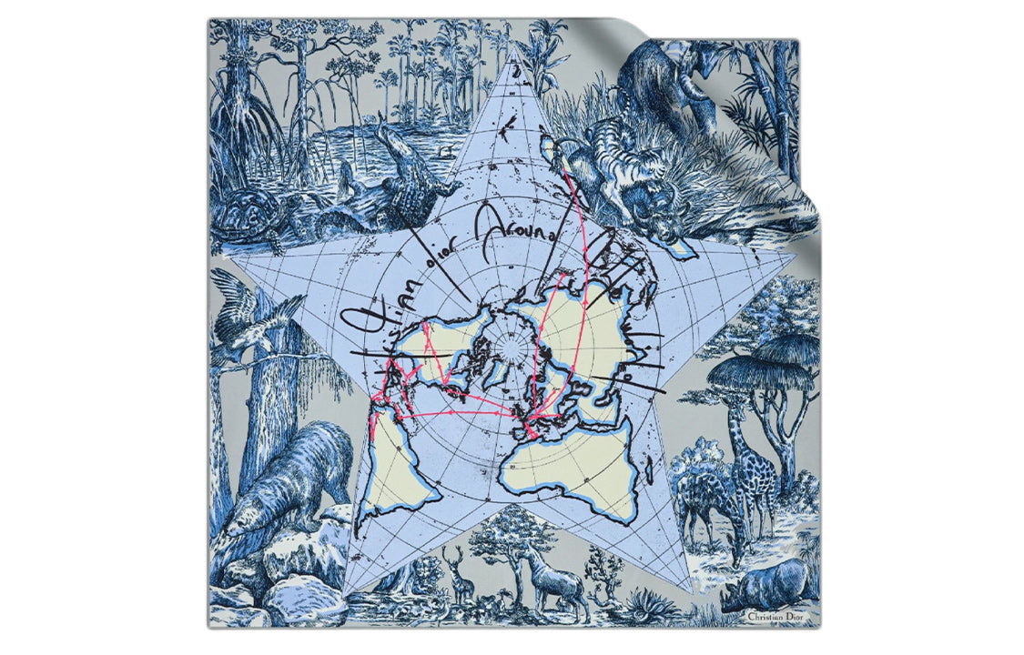 DIOR Silk Scarves Women's