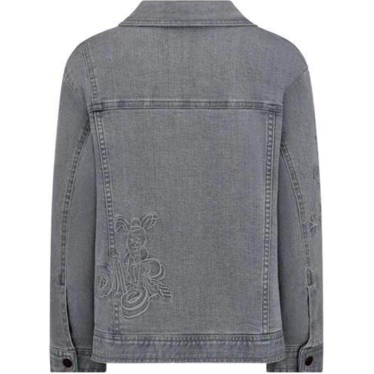 DIOR SS23 Denim Jacket Gray Kids'