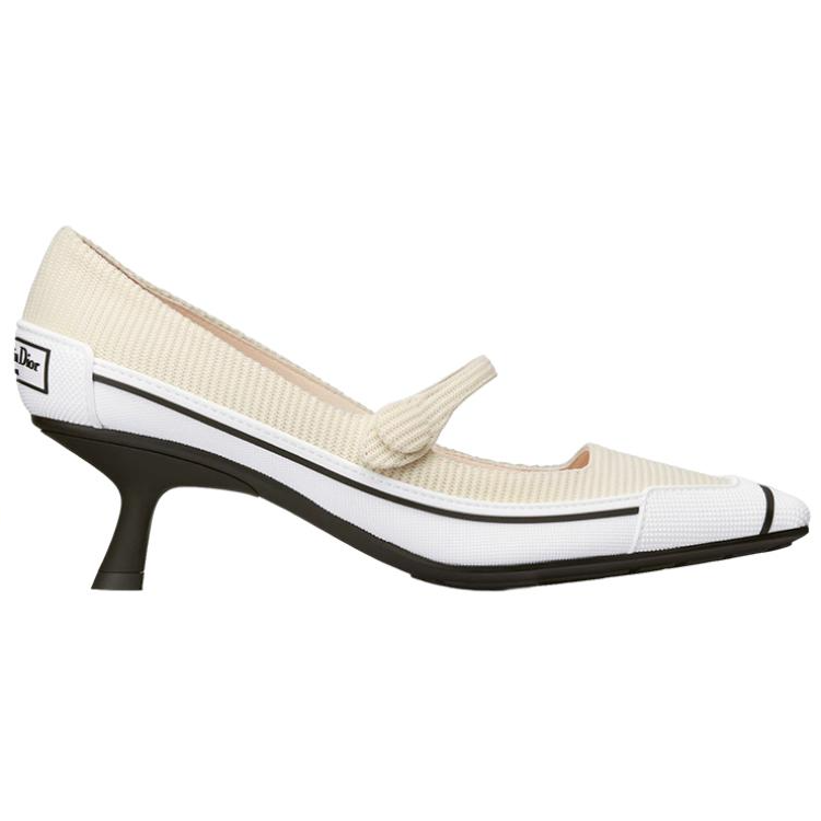 DIOR D-Motion Slim Heel High Heels Women's White