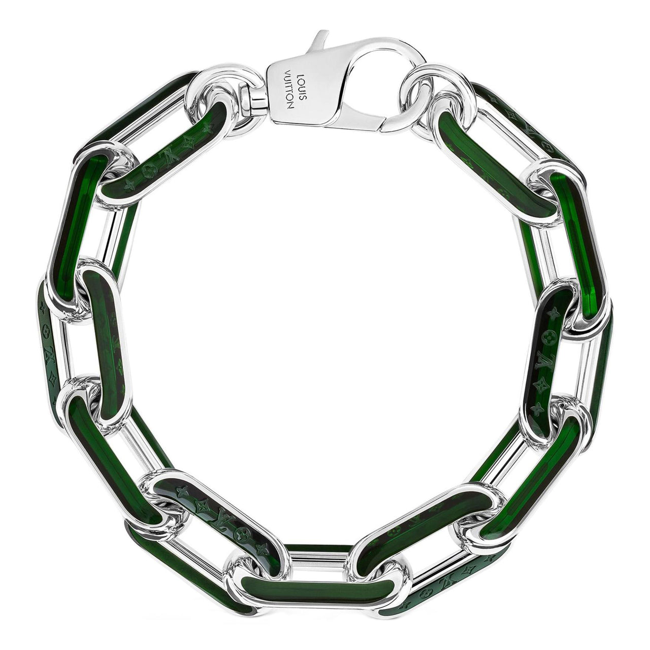 LOUIS VUITTON Metal Necklaces Women's Green