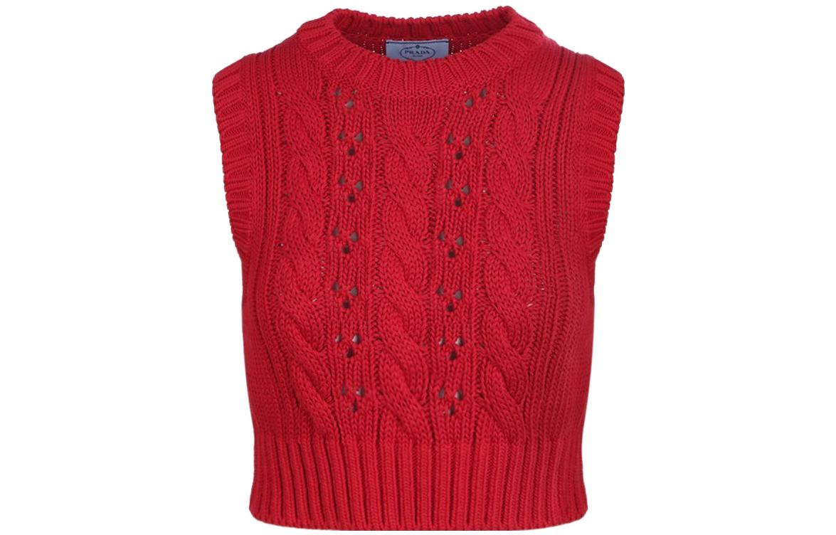 PRADA FW22 Fall Vest Women's Red
