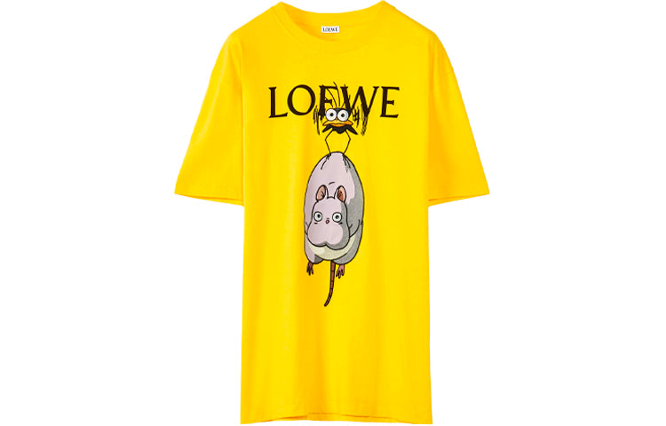 LOEWE x QIANYUQIANXUN LIANMINGKUAN T-Shirt Women's Yellow