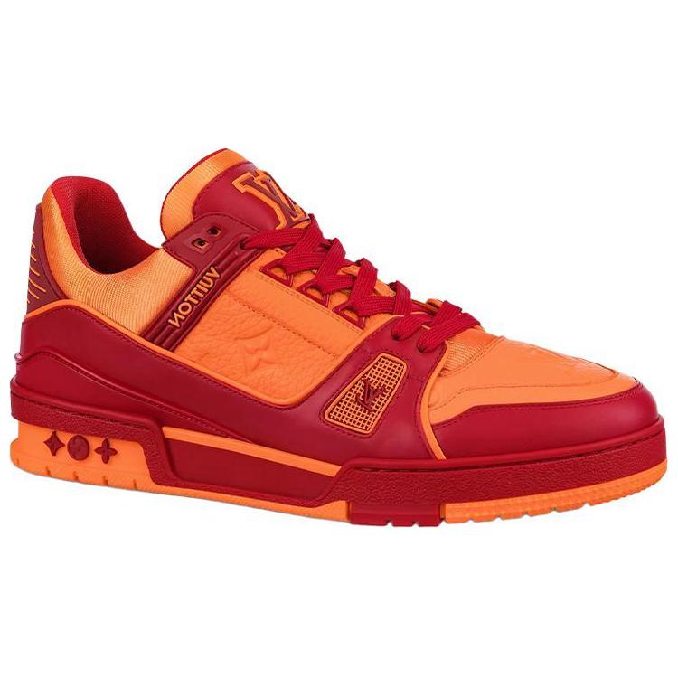 LOUIS VUITTON Trainers 'Orange Monogram With Red'