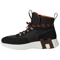 HERMES Klimb High-Top Casual Shoes Men's Black