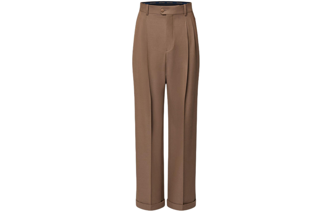 LOUIS VUITTON x Tyler Collaboration SS24 Casual Pants Men's Brown