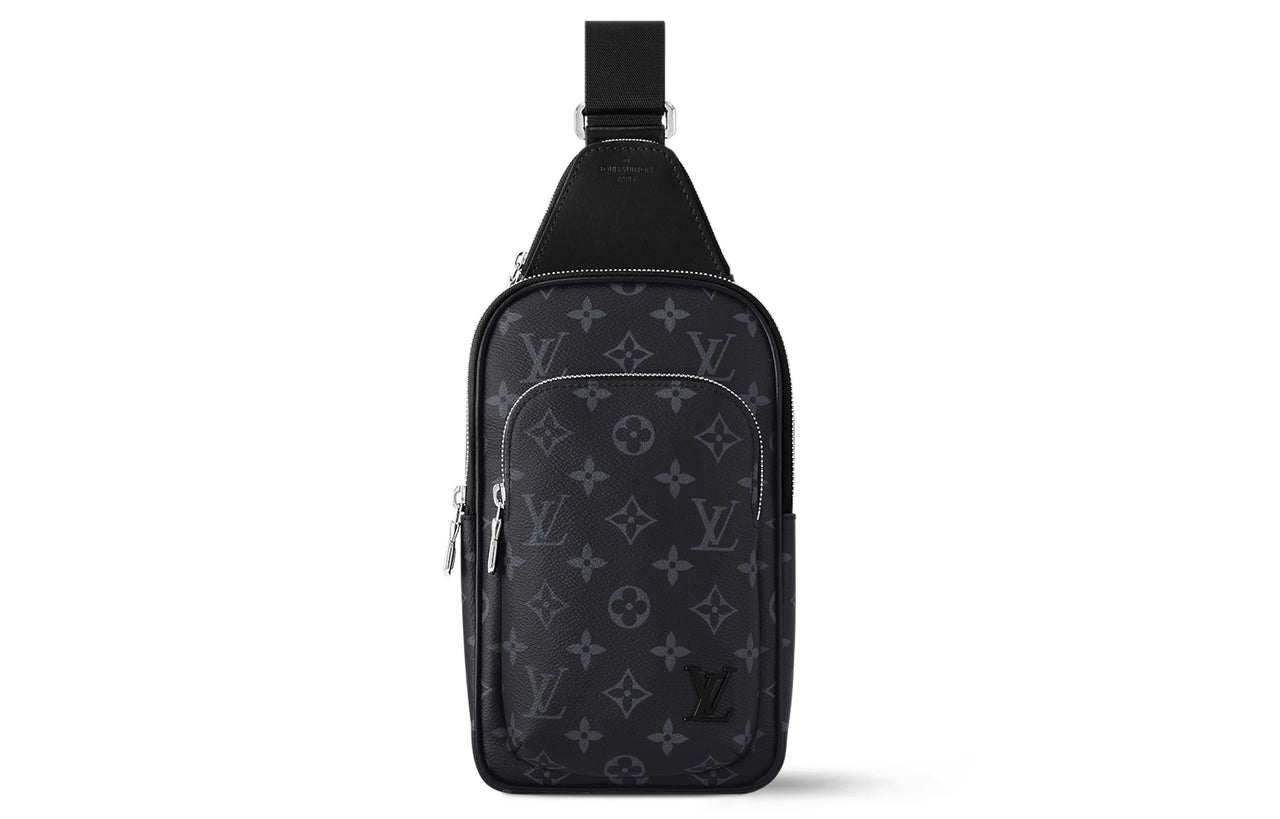 LOUIS VUITTON Men Avenue Shoulder Bag PM Black Pink