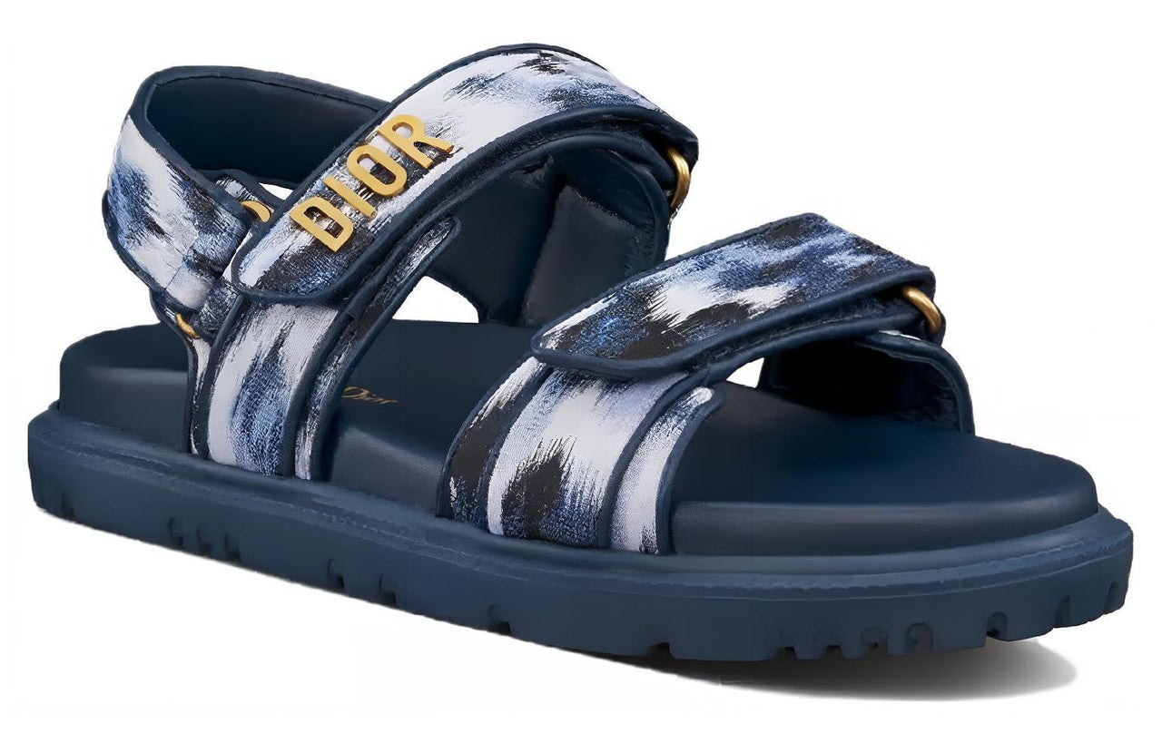 DIOR DiorAct One Strap Sandals Women's Blue
