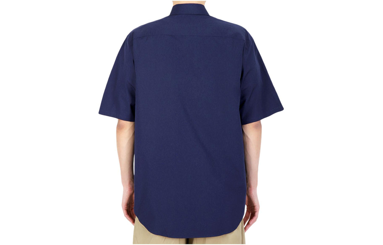PRADA Triangle Enamel Logo Buttoned Shirt