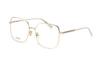 DIOR Metal Butterfly Eyeglass Frames Unisex Gold