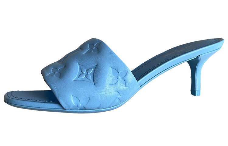 LOUIS VUITTON Slide Slippers Women's Blue