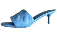 LOUIS VUITTON Slide Slippers Women's Blue