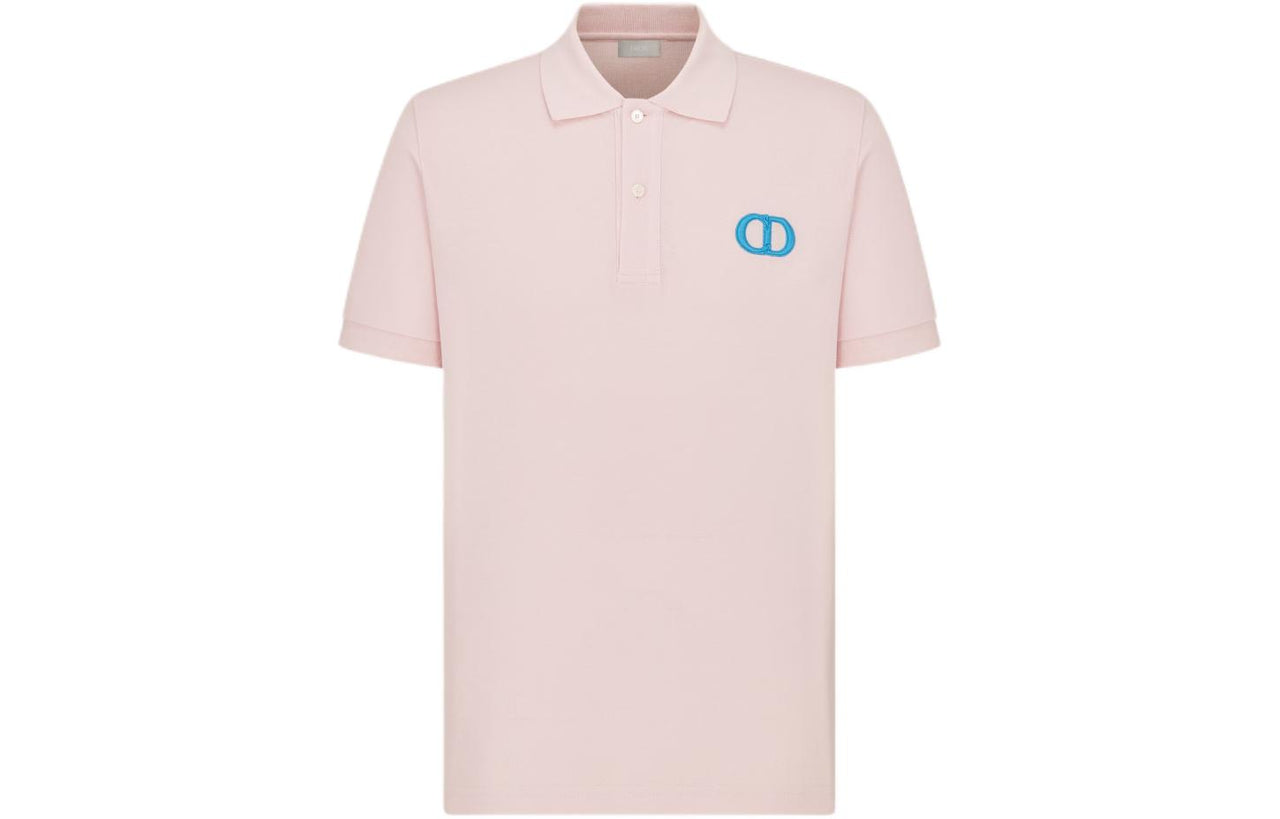 DIOR SS24 Polo Shirt Men's Pink