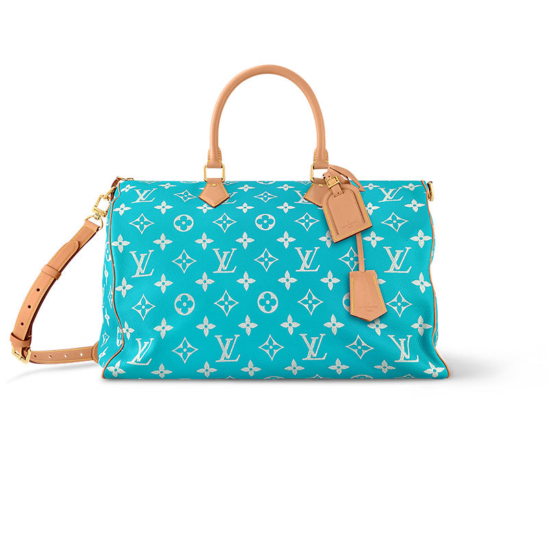 LOUIS VUITTON Speedy P9 Bandouliere 50 Turquoise