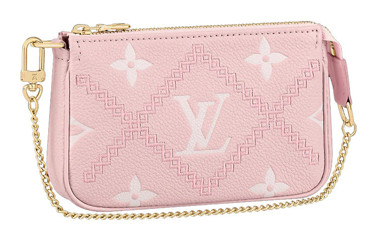 LOUIS VUITTON Mini Pochette Accessoires Pink