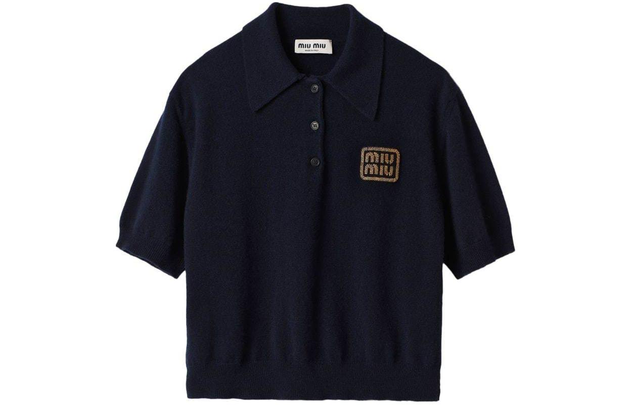 MIU MIU Cashmere Polo Shirt