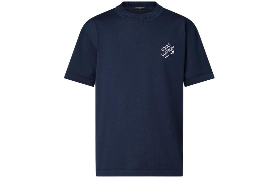 LOUIS VUITTON SS24 Polo Shirt Men's Pitch Black