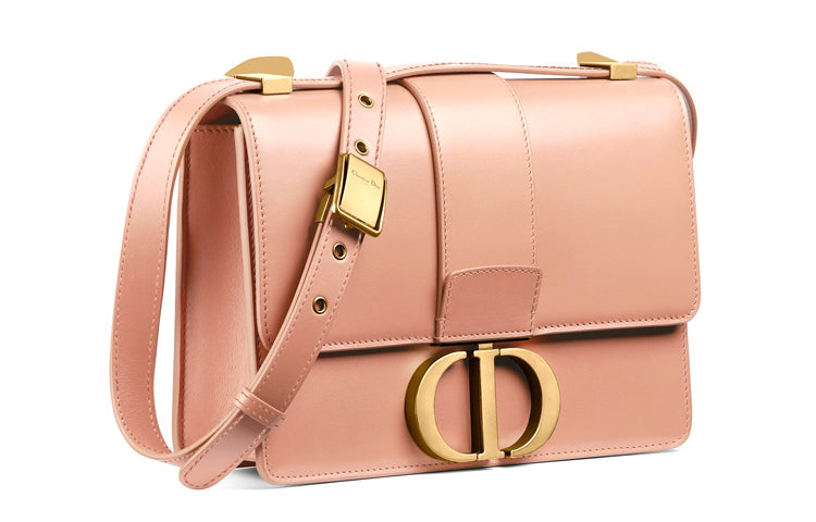 DIOR Smooth Cow Leather Box Bag, Crossbody Bag, Shoulder Bag Women's Rose Pink