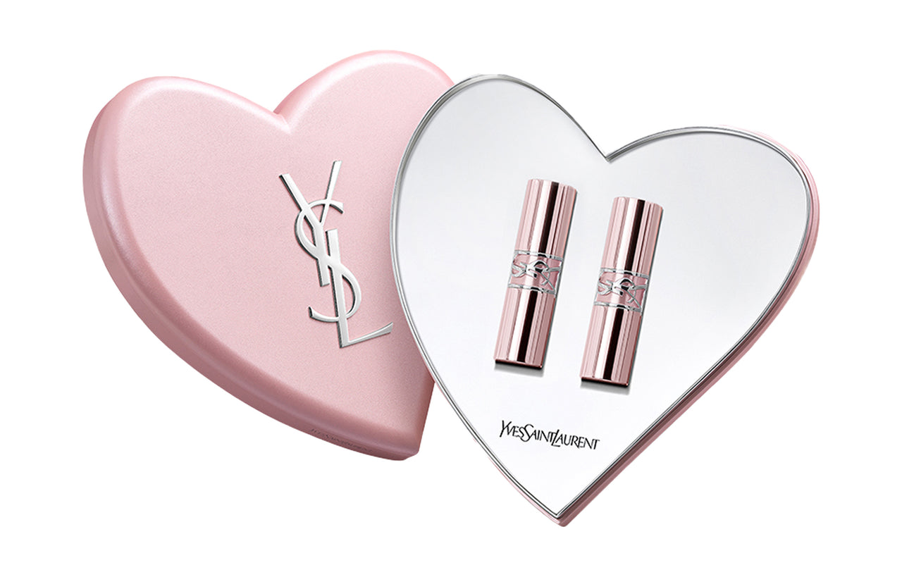 SAINT LAURENT Round Tube Pink Tube Paris Limited Star Lipsticks Water Light Easy To Blend Complexion 3.1g*2