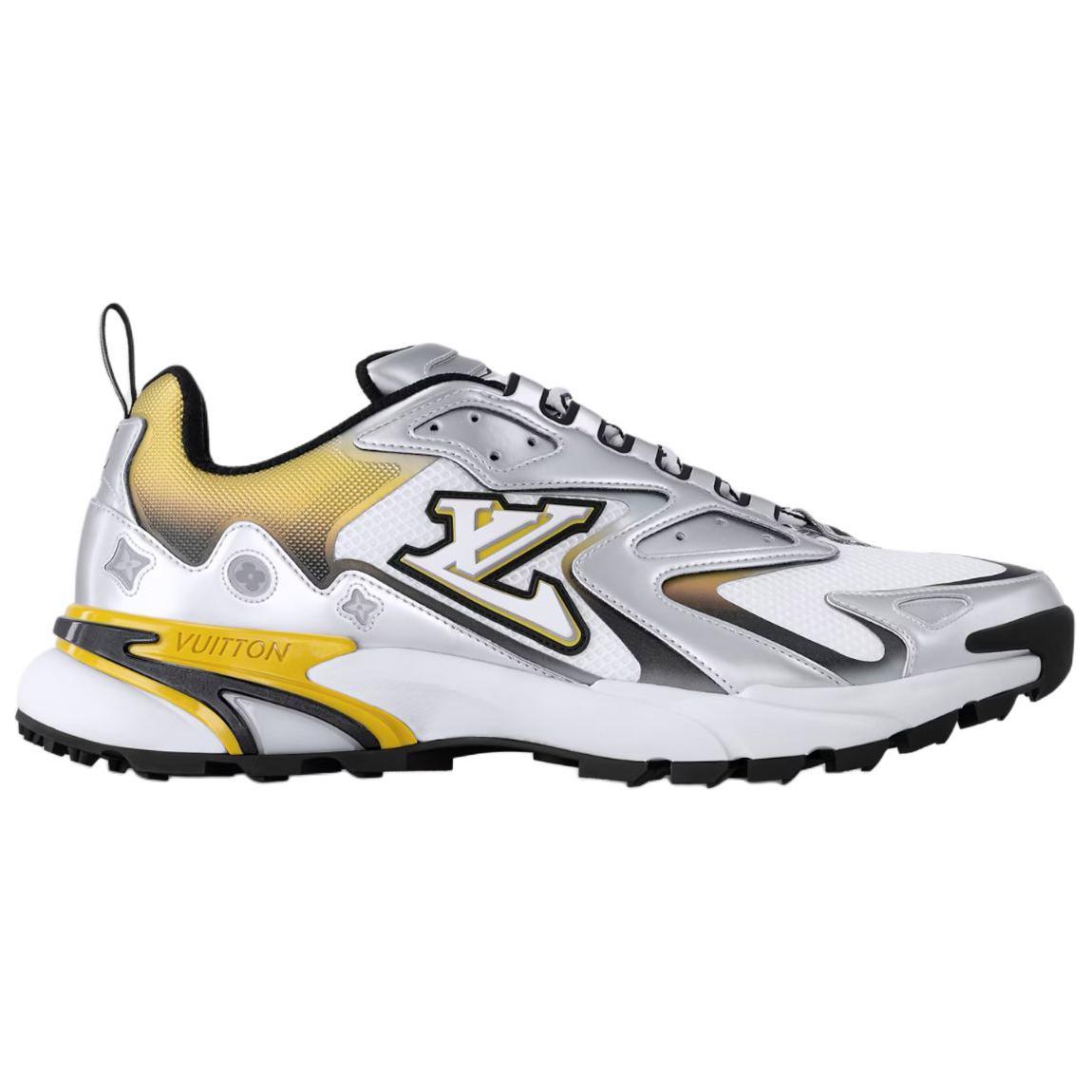 LOUIS VUITTON Runner Tatic Low-Top Casual Shoes Men's Silver