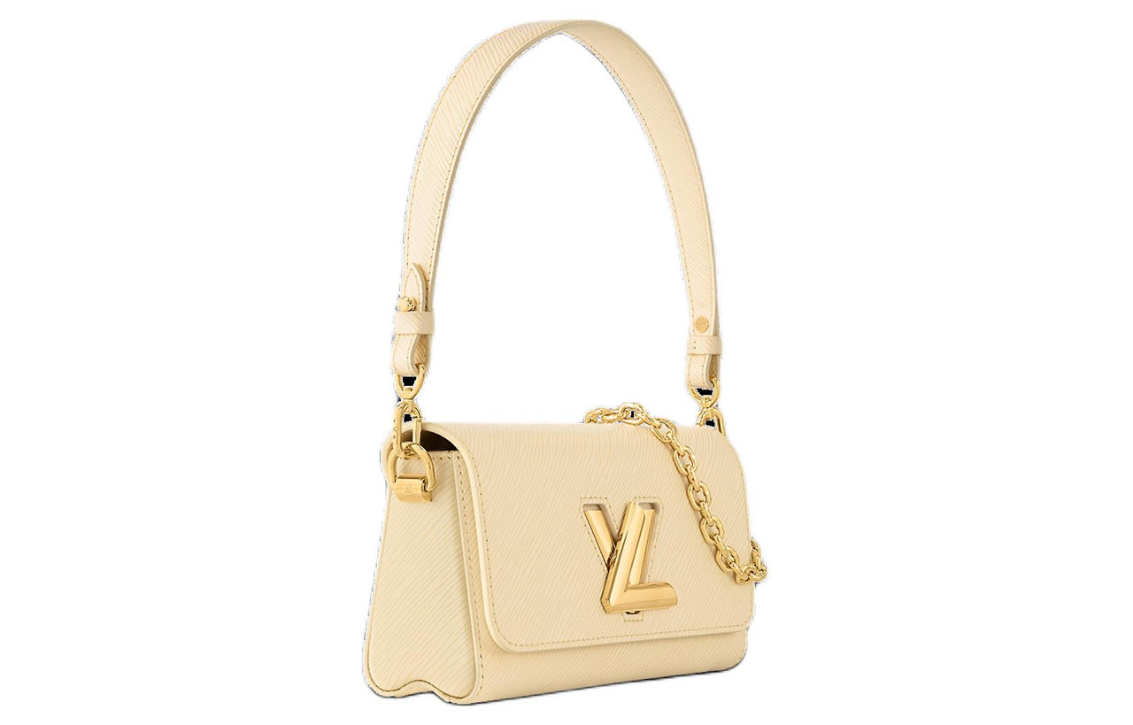 LOUIS VUITTON Twist Epi Leather Handbag Shoulder Bag Women's Banana Yellow