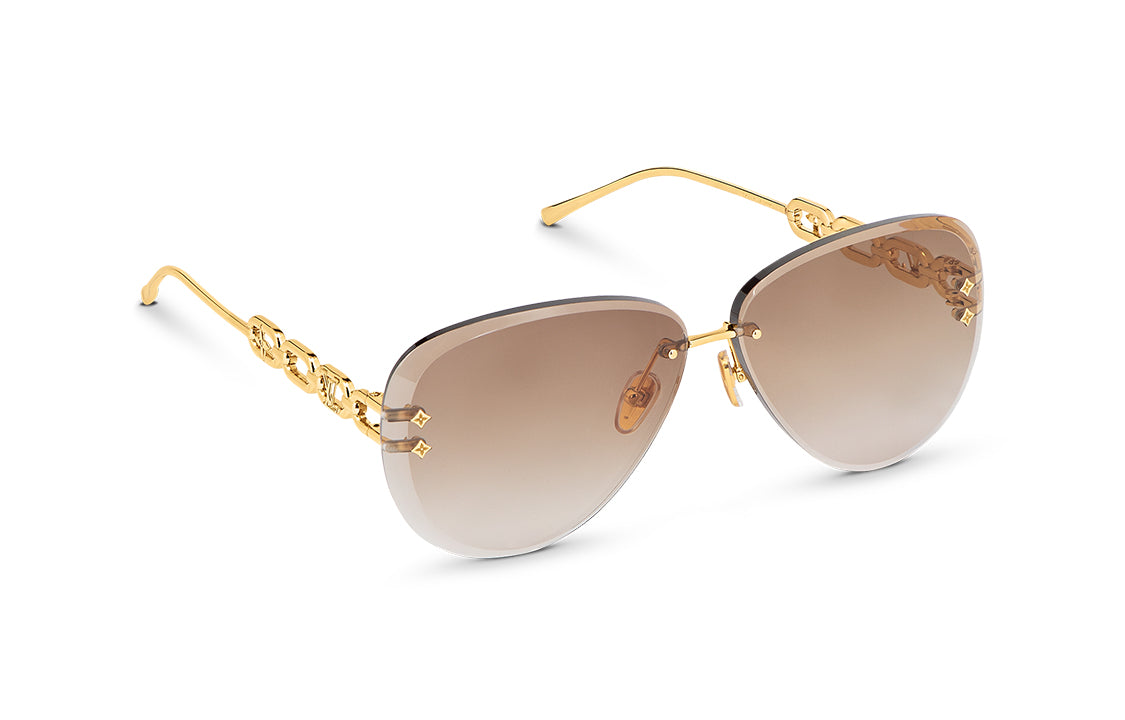 LOUIS VUITTON Z2664U Lv Jewel Pilot Sunglasses