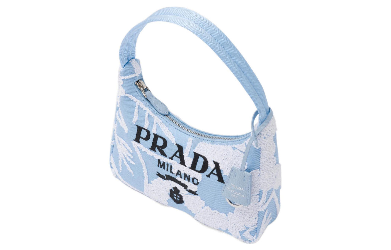 PRADA Re Edition Fabric Shoulder Bag, Handbag Women's