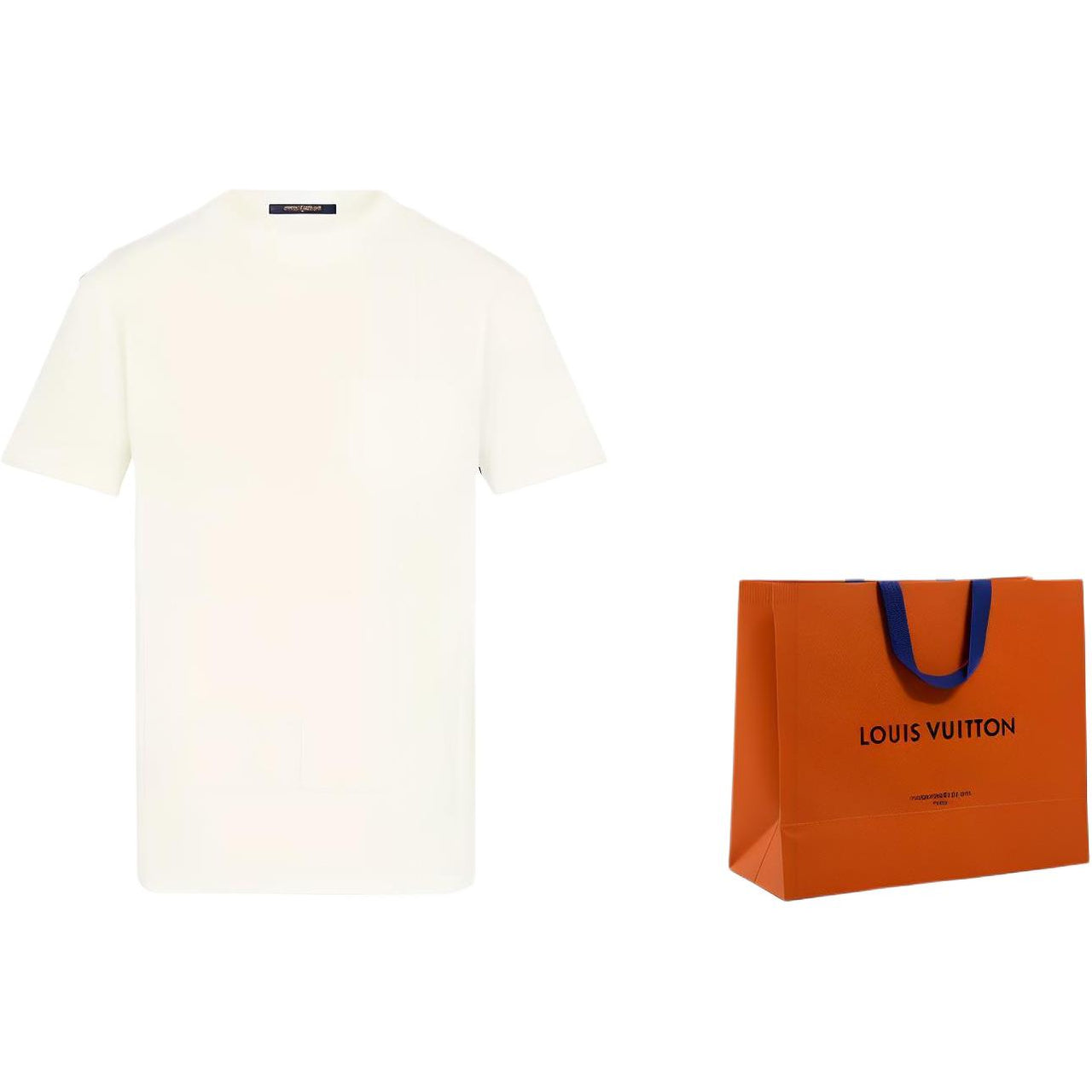 LOUIS VUITTON Half Damier Pocket T-Shirt
