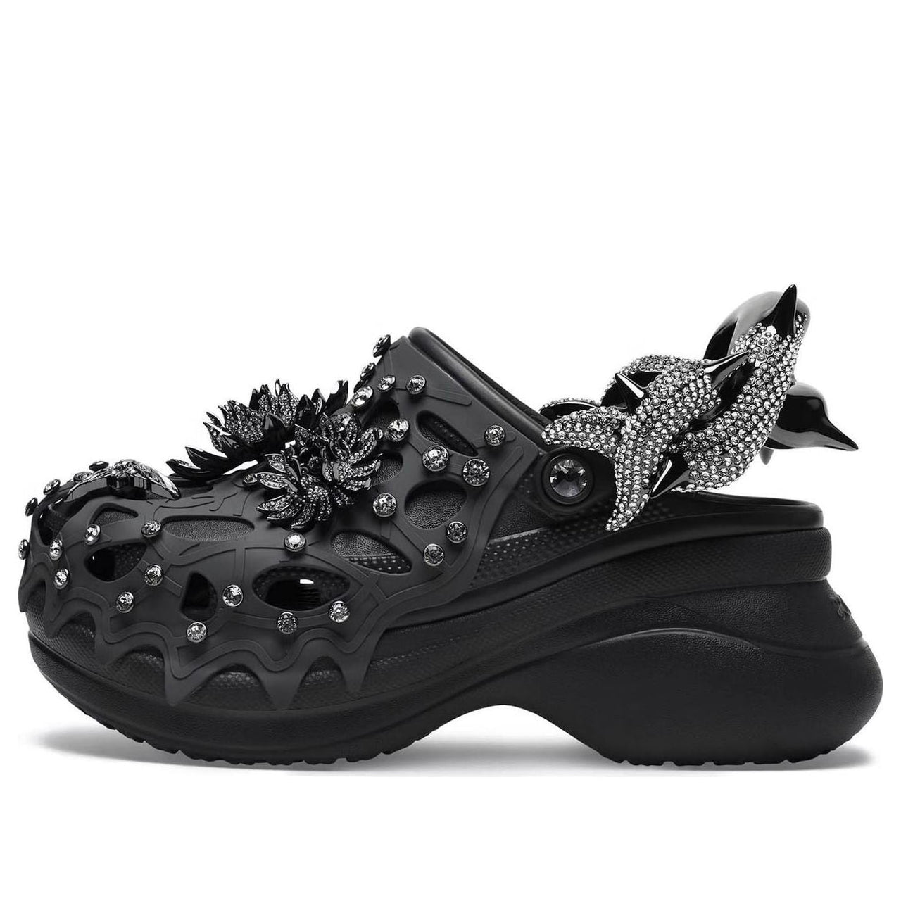 (WMNS) Crocs x Swarovski Classic Bae Clog 'Black' 212453-0LD