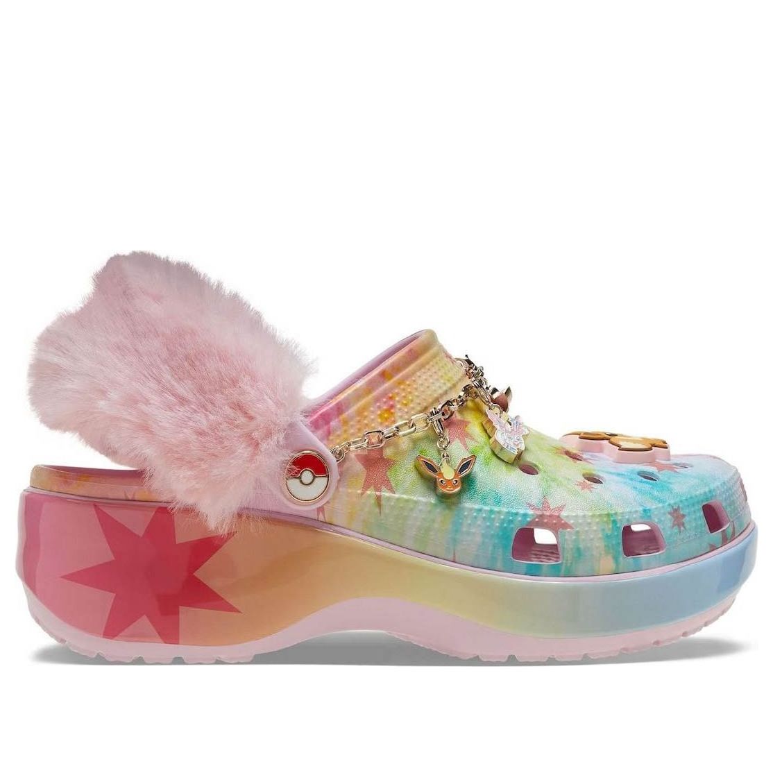 (WMNS) Crocs x Pokemon Classic Platform Clog 'Eevee' 211429-90H