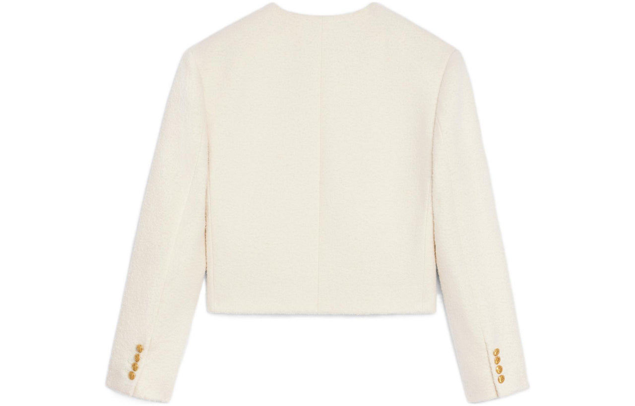 CELINE Jacket Women's Chalk White